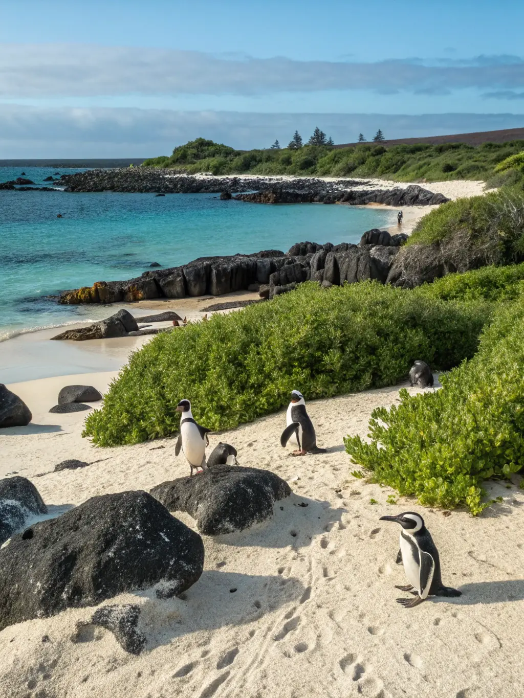 An image of a protected nesting site for seabirds on a sandy beach, highlighting efforts to safeguard vulnerable species and their habitats.